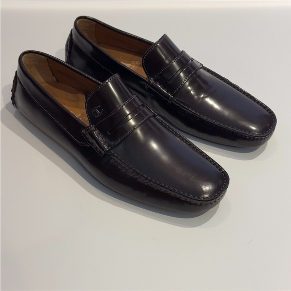 Just Cavalli Z1014 Men\'s Brown Patent Leather Slip on Loafer Size 9 main image 6